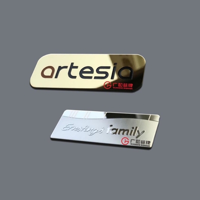 قیمت خوب برچسب های نامی با سنگ شکن شیمیایی دقیق - تولید کننده OEM قابل اعتماد شما آنلاین